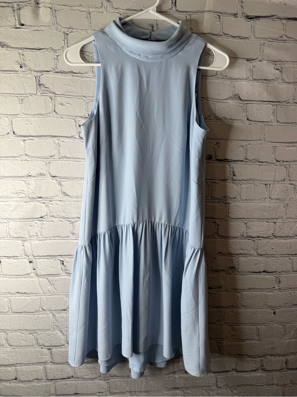 Eliza J pale blue drop waist dress size 4